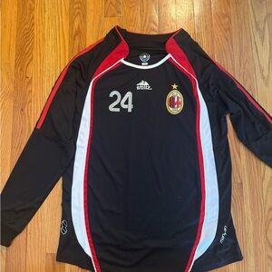 AC Milan Stay STILLZ / Adidas ACS 1998 soccer jersey, black